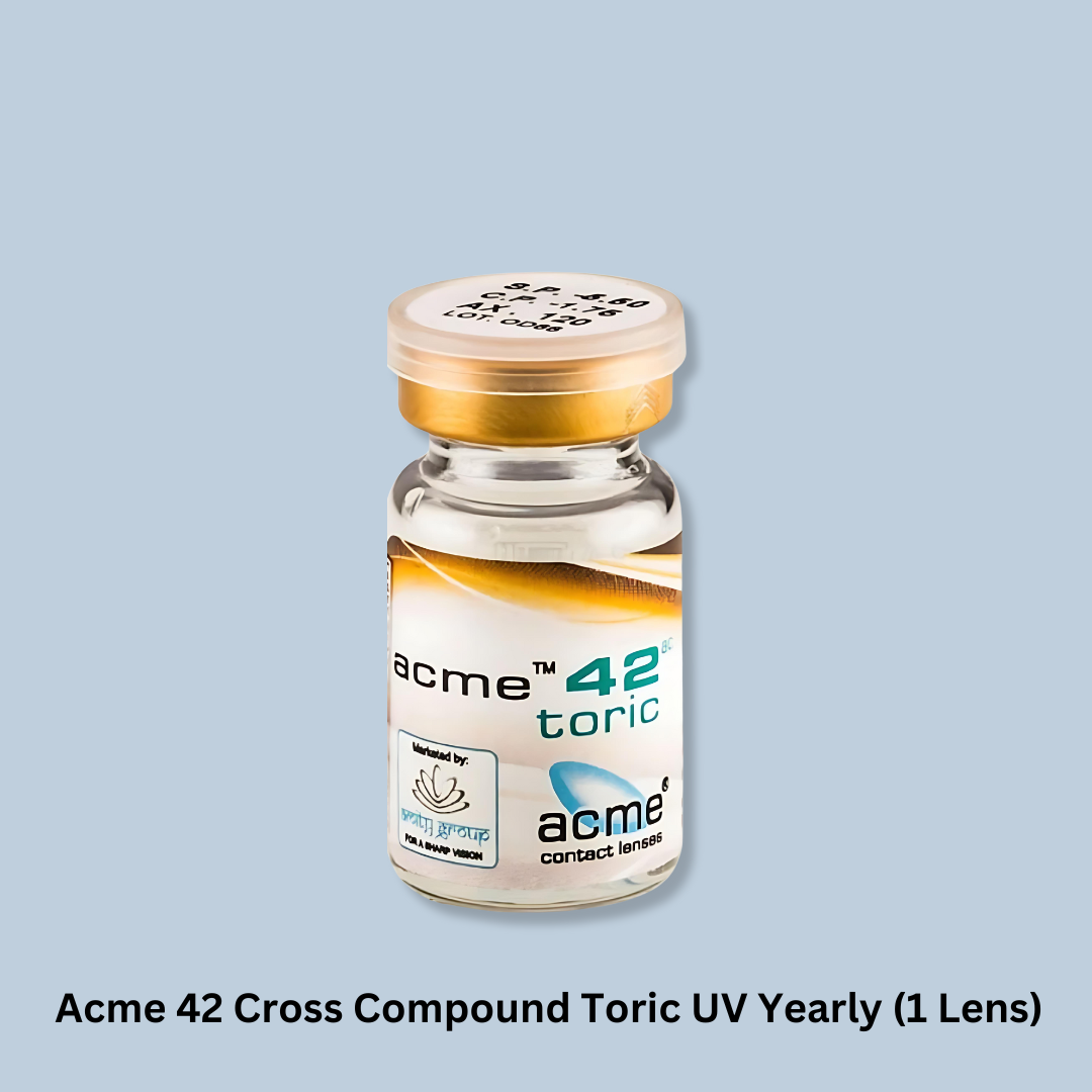 A person wearing the lens21 Acme 42 lens with clear vision.