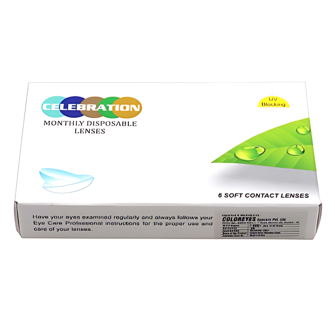 Celebration Clear Monthly Disposable lenses Monthly (6 lens/box)