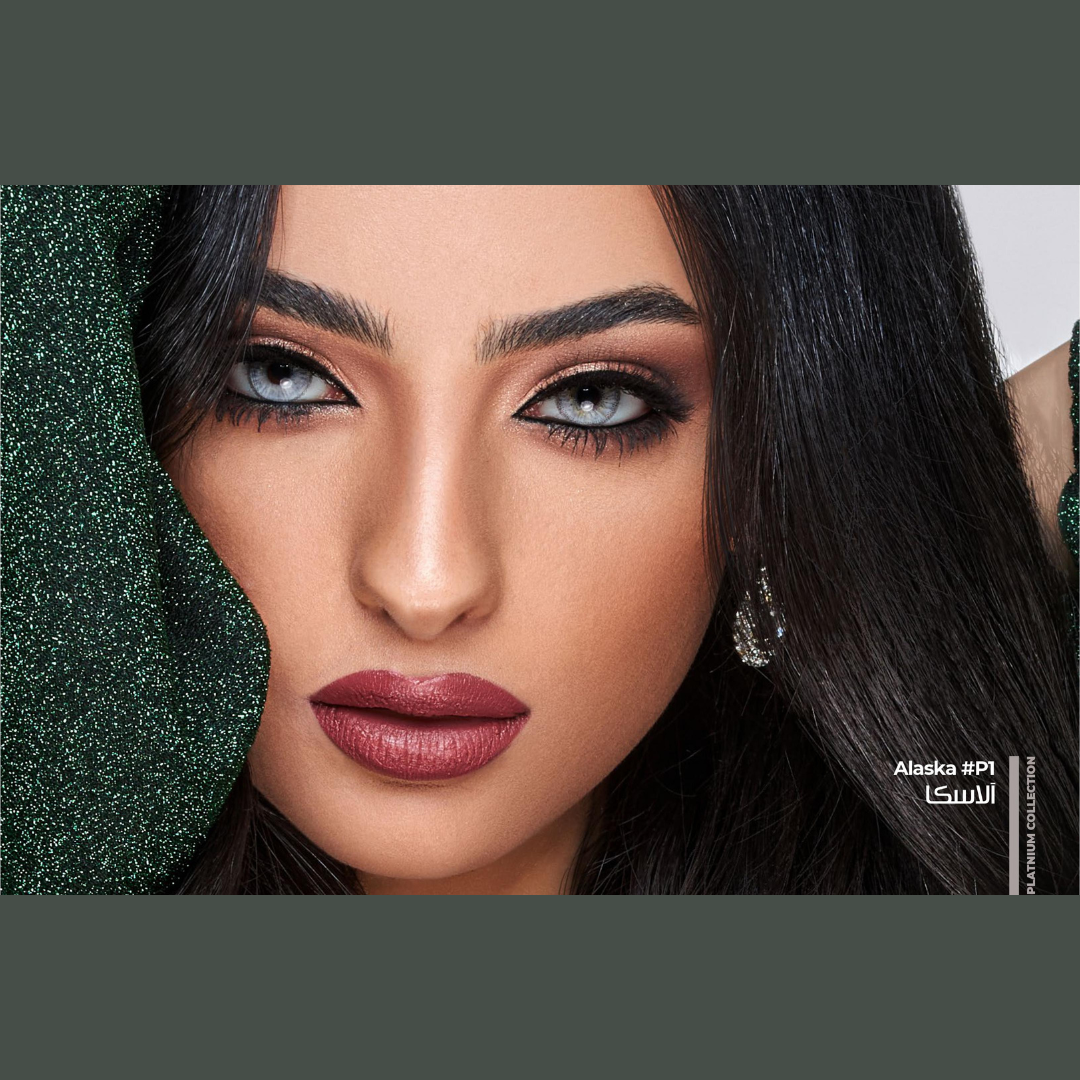 Dahab One Day ALASKA Color Contacts - Captivating Ice Blue Lens