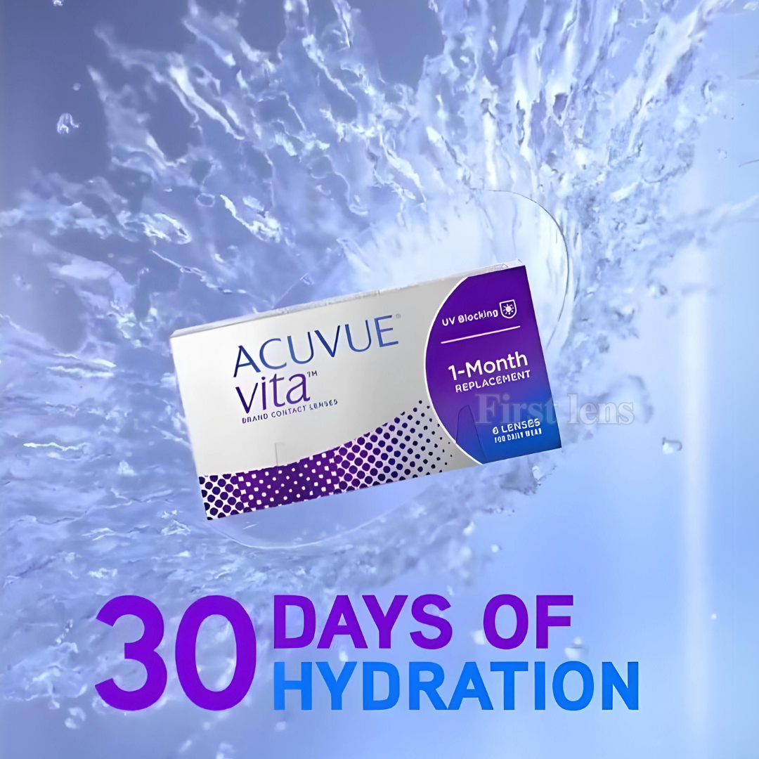 Lens21: Illustration of Johnson & Johnson Acuvue Vita lenses by Lens21