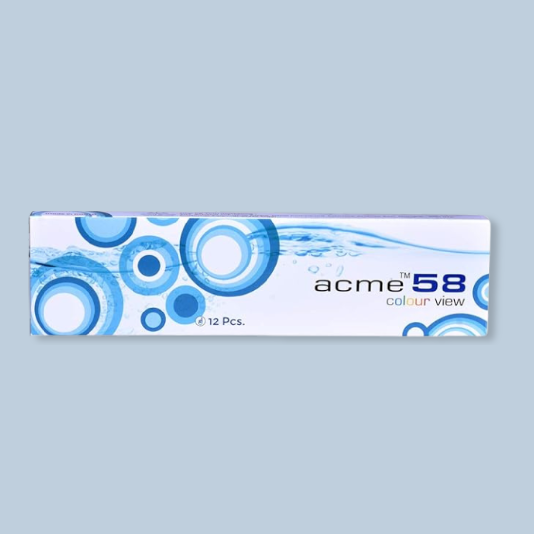 lens21 ACME 58 Color View lenses arranged in rows with various color options.