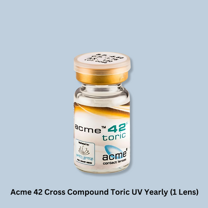 A person wearing the lens21 Acme 42 lens with clear vision.