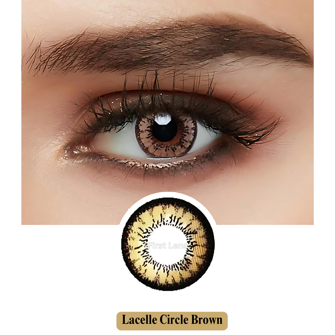 Brown circle color contact lenses by Bausch & Lomb Lens21