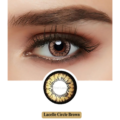 Brown circle color contact lenses by Bausch & Lomb Lens21