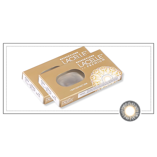 Gray Lacelle Premium Color Contact Lenses by Lens21