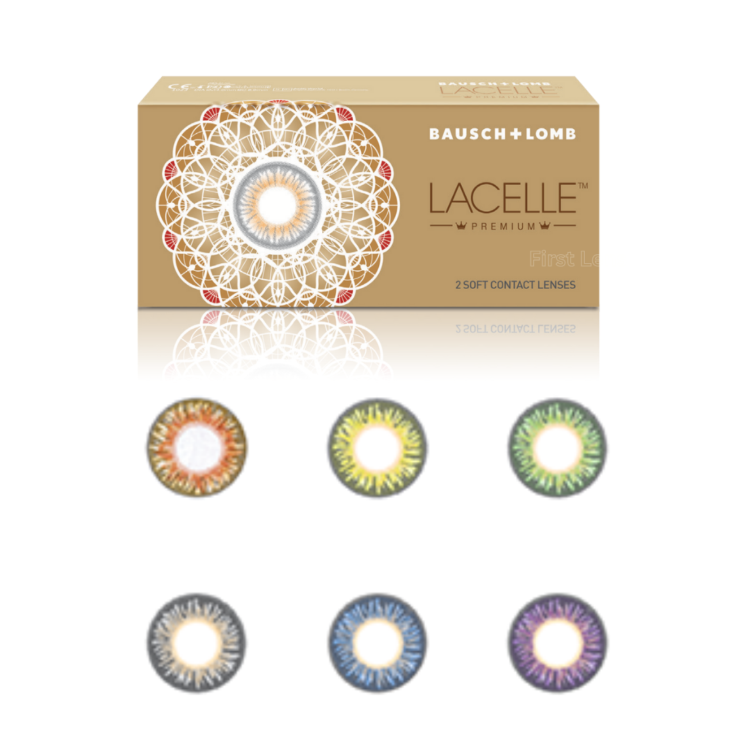 Elevate Your Style with Gray Lacelle Premium Color Contact Lenses from Lens21