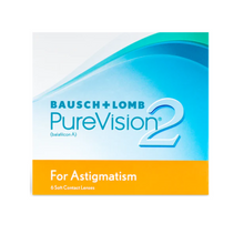 Load image into Gallery viewer, Bausch &amp; Lomb purevision 2 astigmatism (6 lenses/box)
