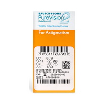 Load image into Gallery viewer, Bausch &amp; Lomb purevision 2 astigmatism (6 lenses/box)
