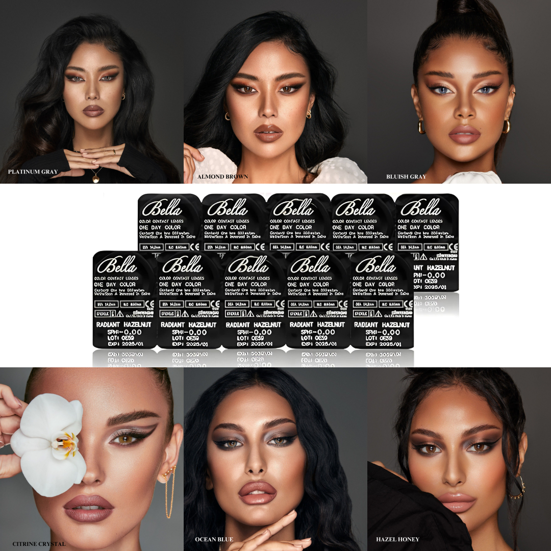 Lens21 - Bella One Day Mix Color Lens Combo box featuring 10 lenses