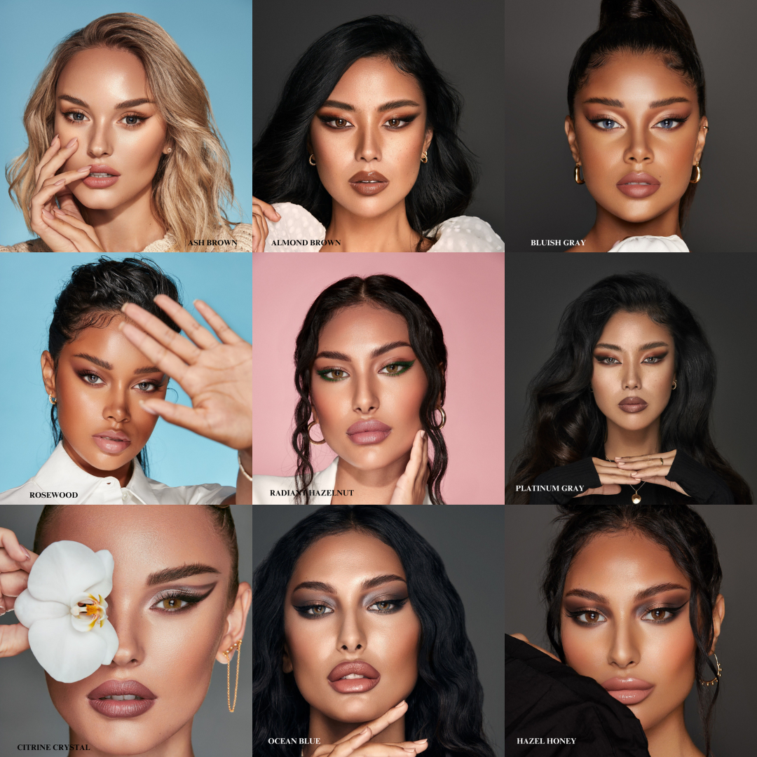 Lens21 - Variety of Bella One Day Mix Color contact lenses in a box