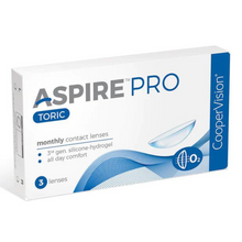 Load image into Gallery viewer, Cooper Vision Aspire Pro Toric Monthly (3 Lens/box)
