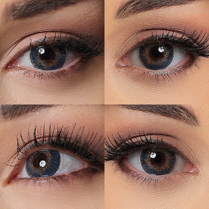 CELEBRATION COLORS | Yearly Color Contact Lens (1 Lens Per Bottle)-Breezy Blue