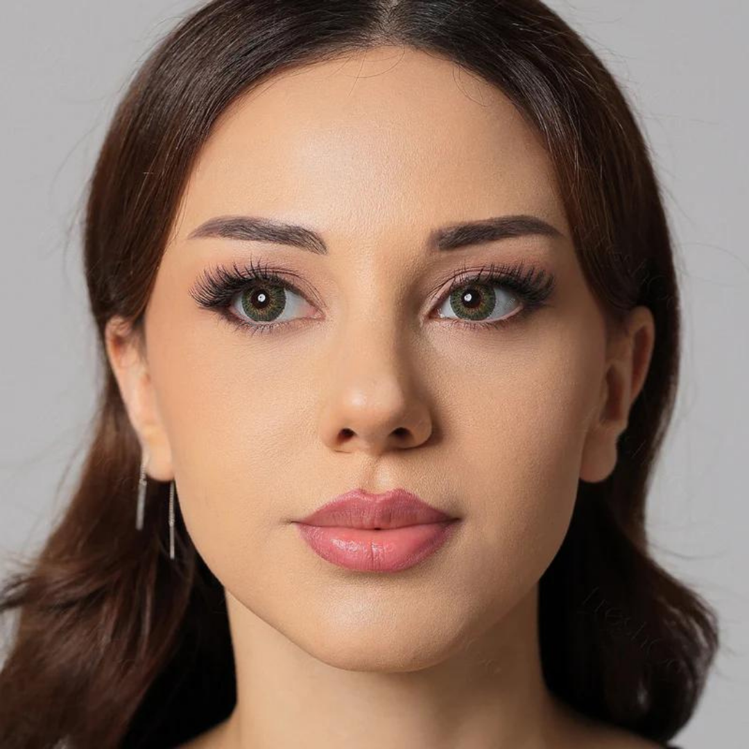 CELEBRATION COLORS | Yearly Color Contact Lens (1 Lens Per Bottle)-Calypso Green