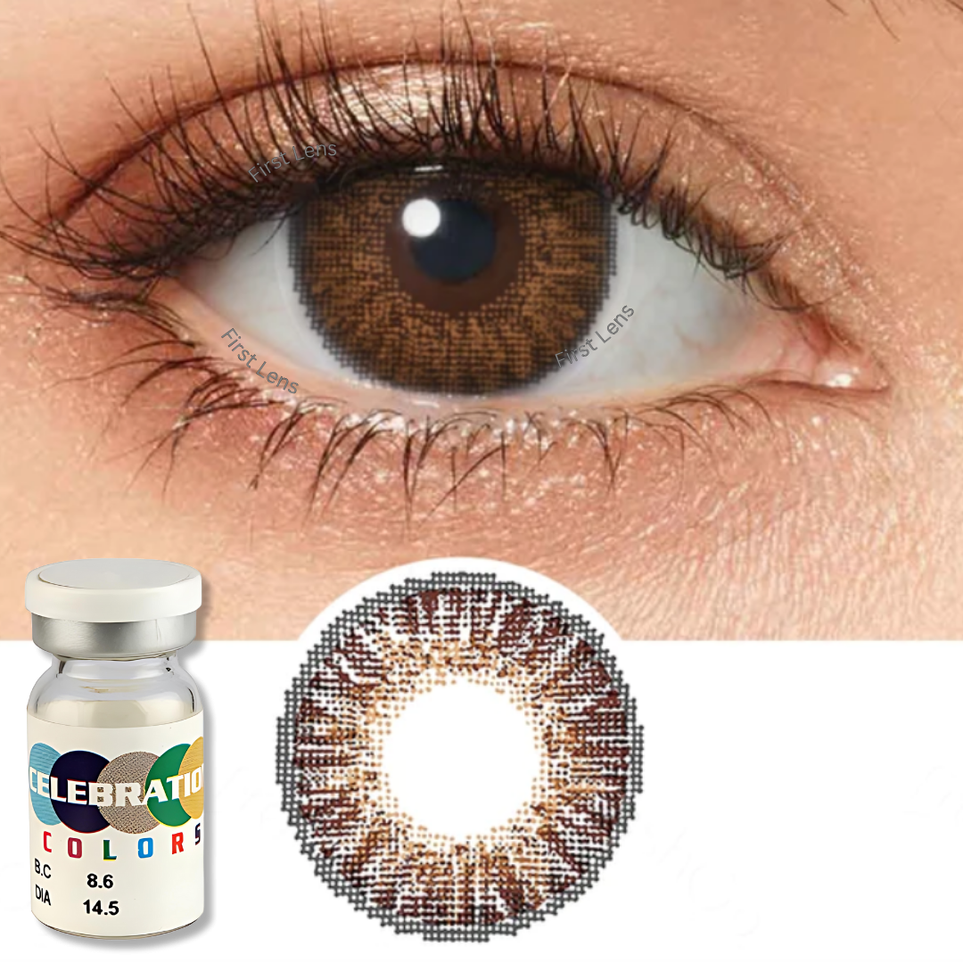 CELEBRATION COLORS | Yearly Color Contact Lens (1 Lens Per Bottle)