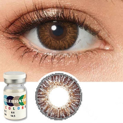 CELEBRATION COLORS | Yearly Color Contact Lens (1 Lens Per Bottle)