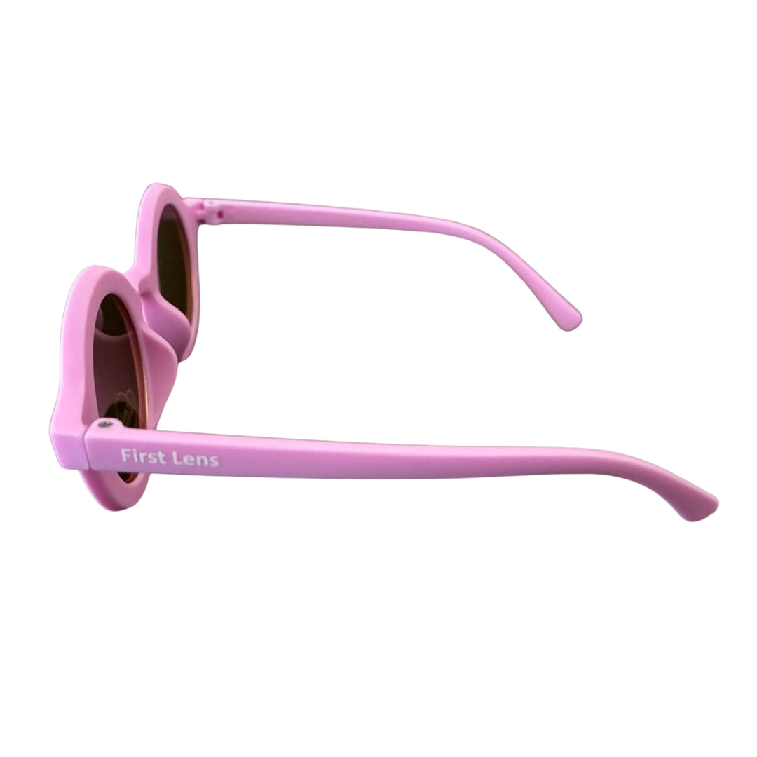 First Lens Kids Custom Sunglasses With Name UV-Lavender-400