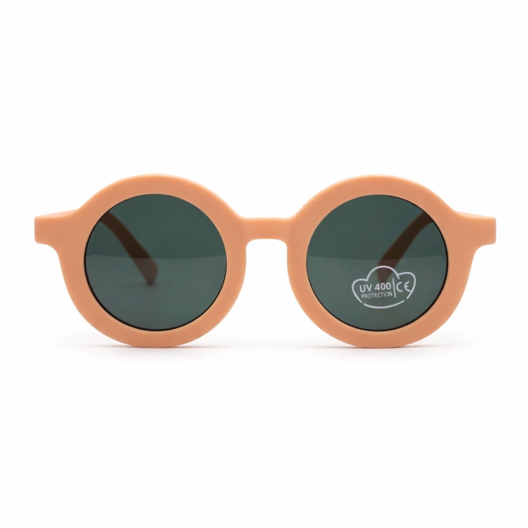 First Lens Kids Custom Sunglasses With Name UV-Peach-400