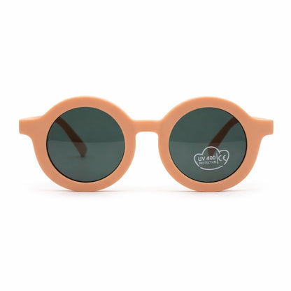 First Lens Kids Custom Sunglasses With Name UV-Peach-400