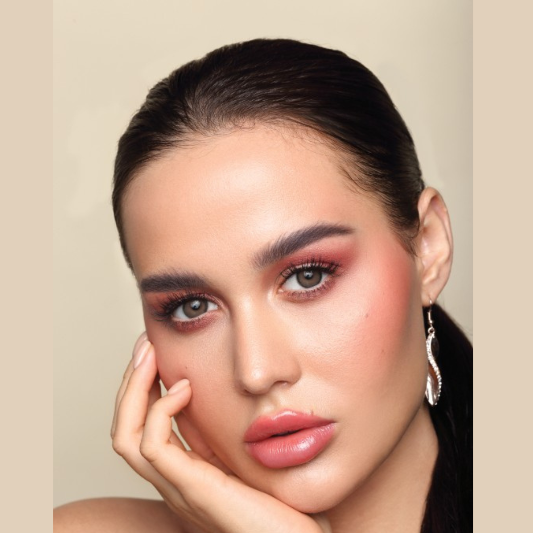 Cappuccino Color Contact Lens by Dahab One Day - Rich Coffee Brown Hue