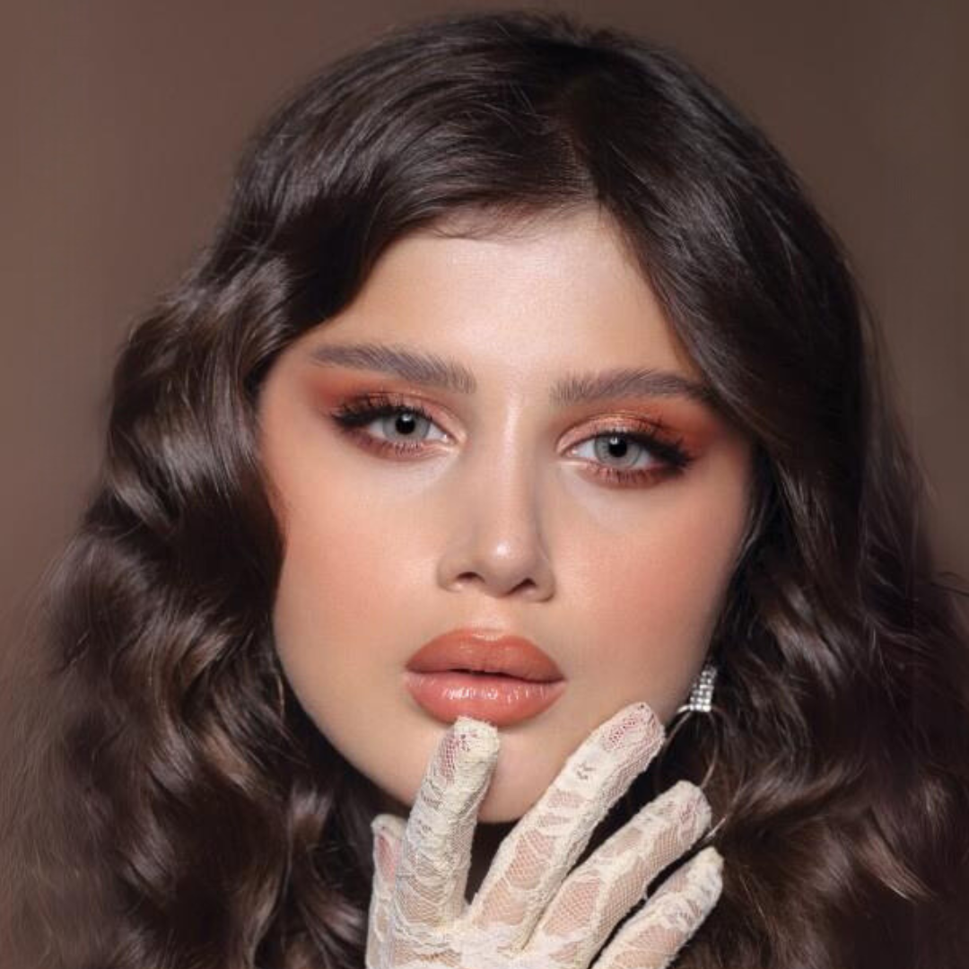 Caramel Color Contact Lens by Dahab One Day - Warm Brown Hue