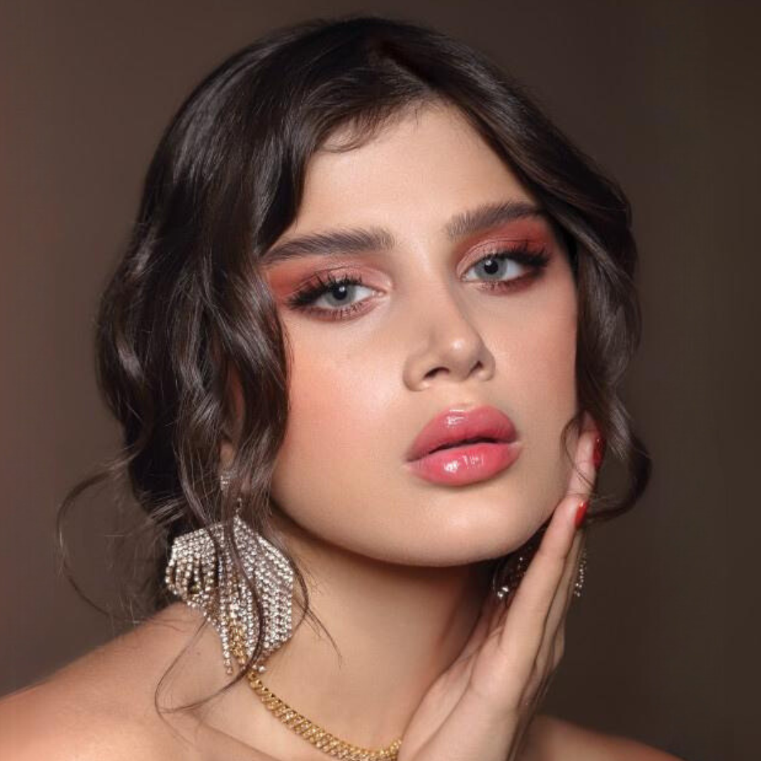 Ice Color Contact Lens by Dahab One Day - Cool Glacier Blue Hue