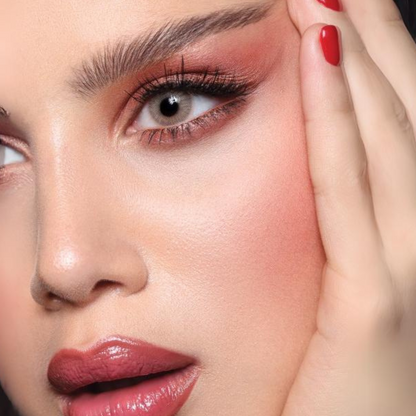 Lumiere Brown Color Contact Lens by Dahab One Day - Rich Cocoa Brown Hue