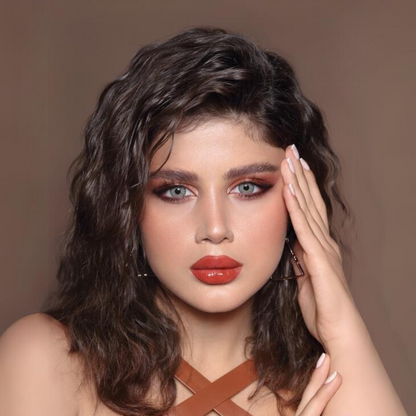 Lumiere Gray Color Contact Lens by Dahab One Day - Subtle Charcoal Hue