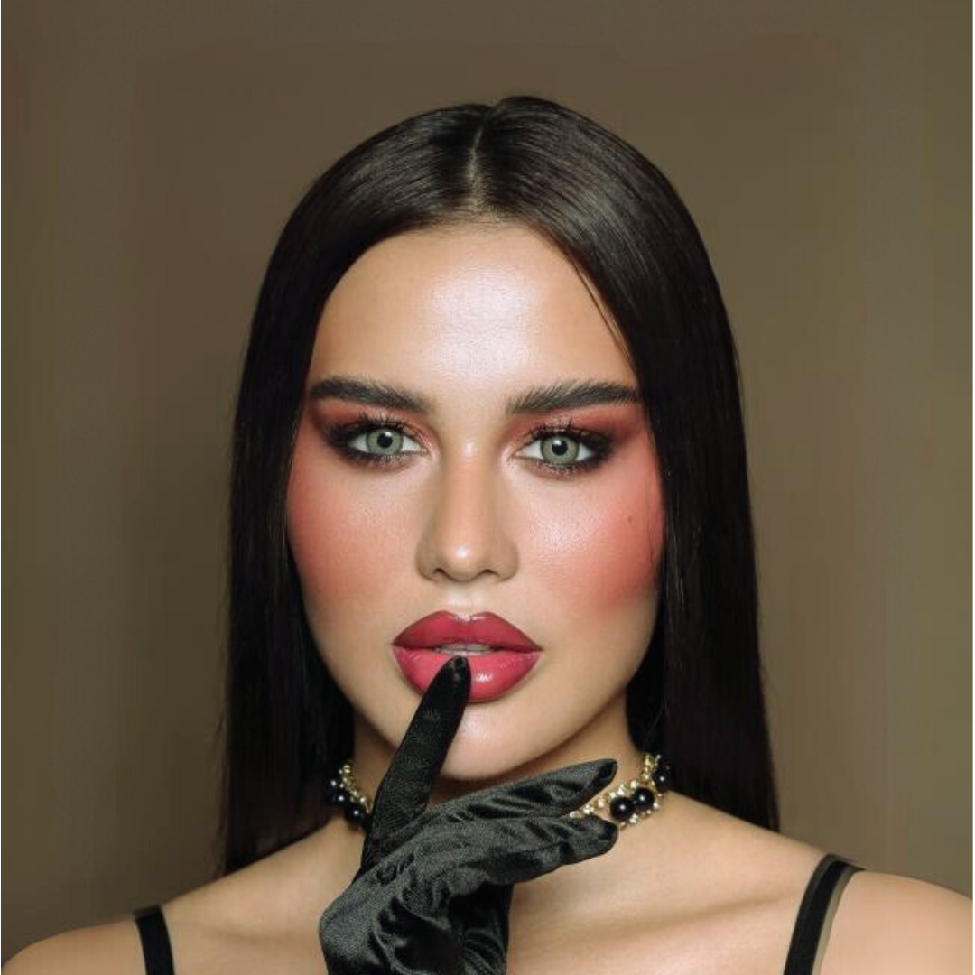 Lumiere Hazel Color Contact Lens by Dahab One Day - Rich Chestnut Brown Hue