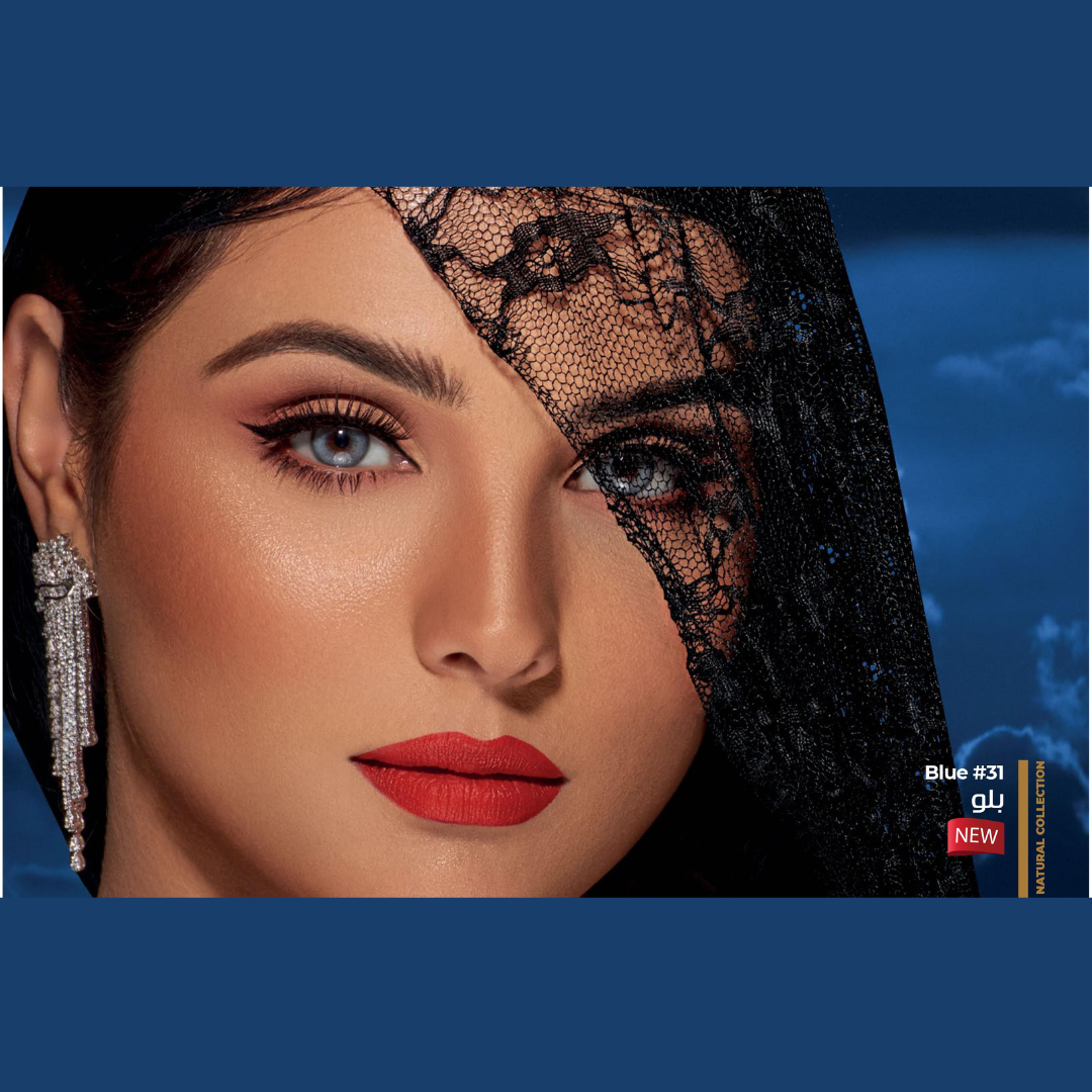 Dahab One Day Natural Blue Color - Captivating Blue Eye Lens