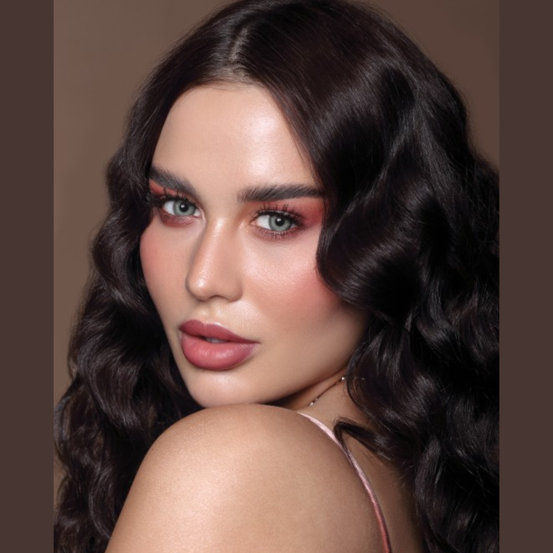 Dahab One Day Sabrin Gray Green Color Contact Lens - Subtle Gray Green Eye Lens