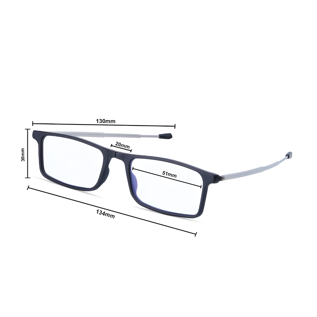 lens21 Dr. Harmanns reading glasses Compact3 with accessories