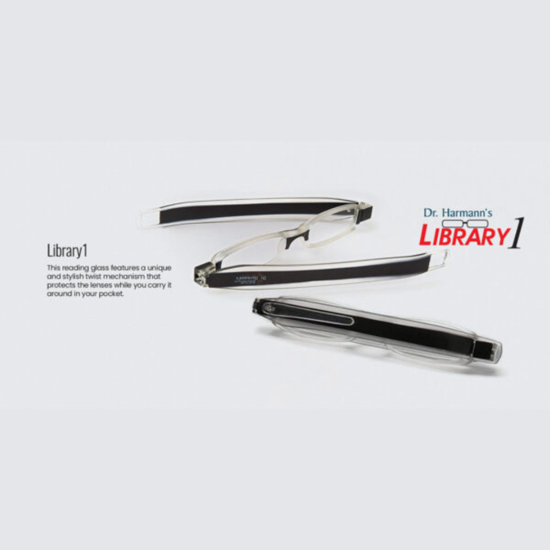 lens21 Dr. Harmanns reading glasses Library1 reading glasses Time Essentials