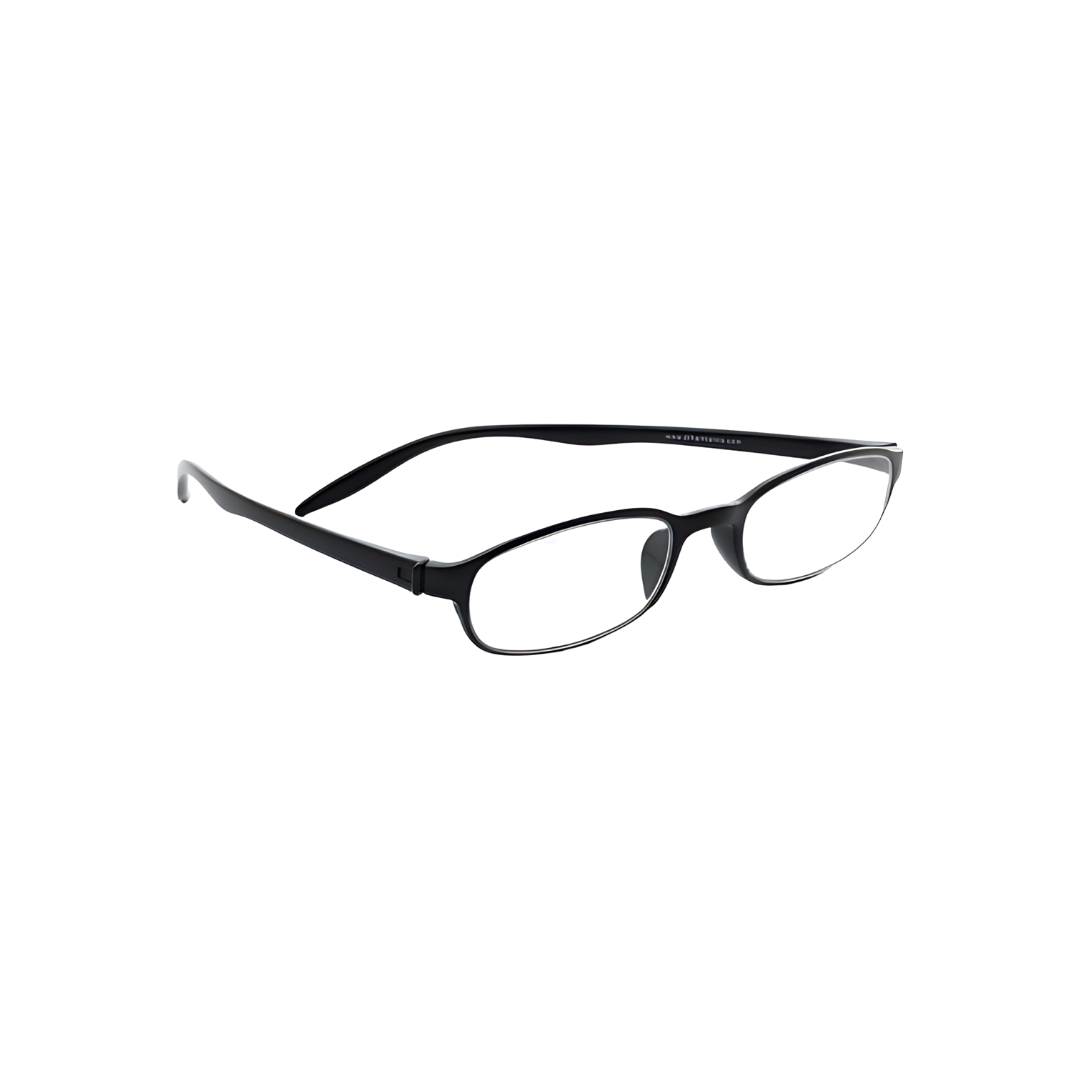 lens21 Dr. Harmanns reading glasses Library6 with a notebook and pen