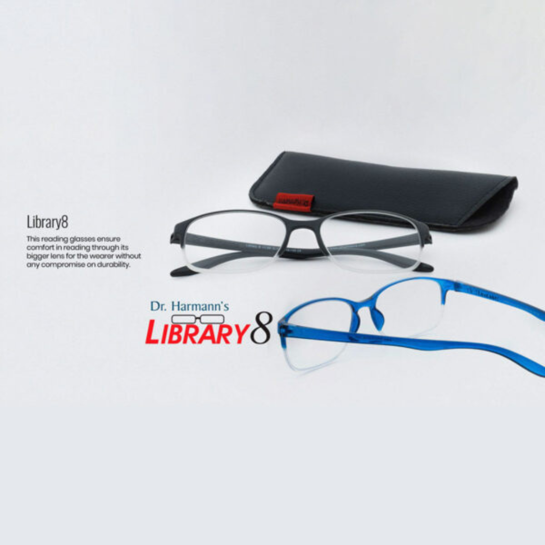 Library8 Reading Glasses by lens21 for a timeless look
