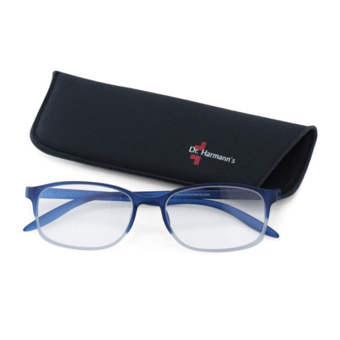Close-up of Library8 Reading Glasses by lens21 with lightweight frames