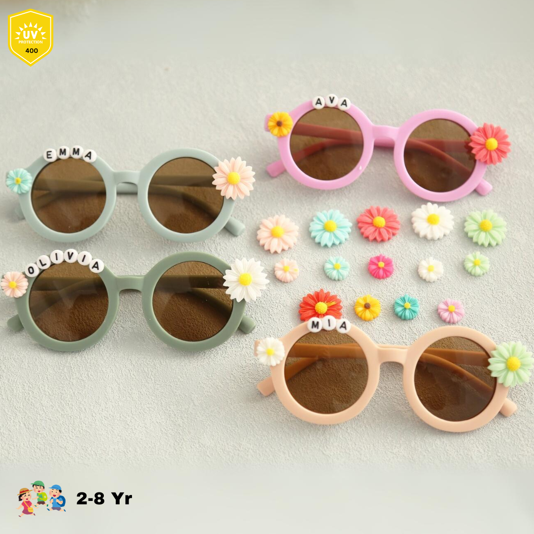 First Lens Kids Custom Sunglasses With Name UV-Mango-400