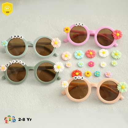 First Lens Kids Custom Sunglasses With Name UV-Mango-400