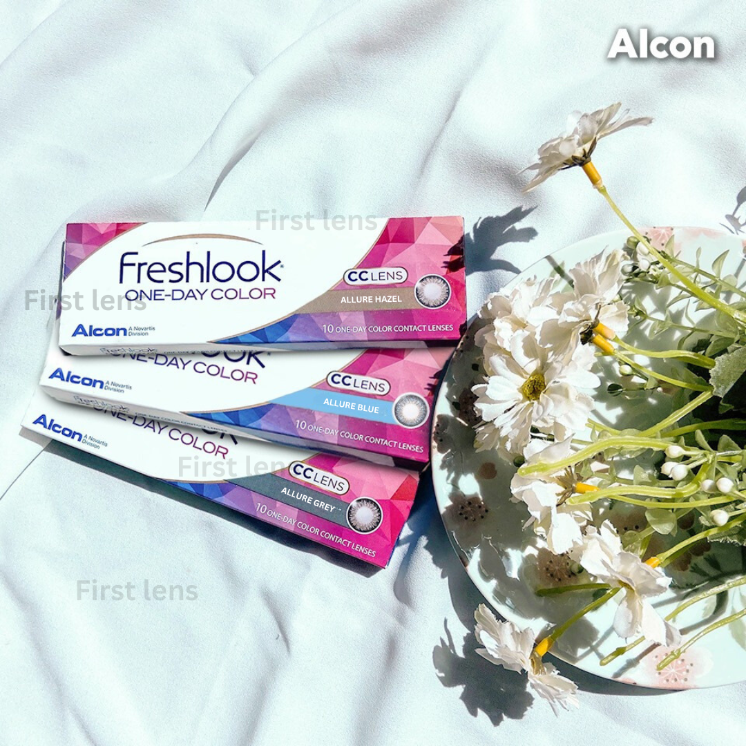 Indulge in the rich and alluring Gray tone of FRESHLOOK CC Allure Color One Day lenses from Lens21.