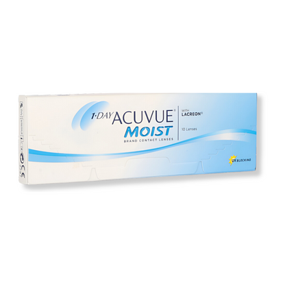 Lens21: Packaging of Johnson and Johnson Moist Acuvue lenses