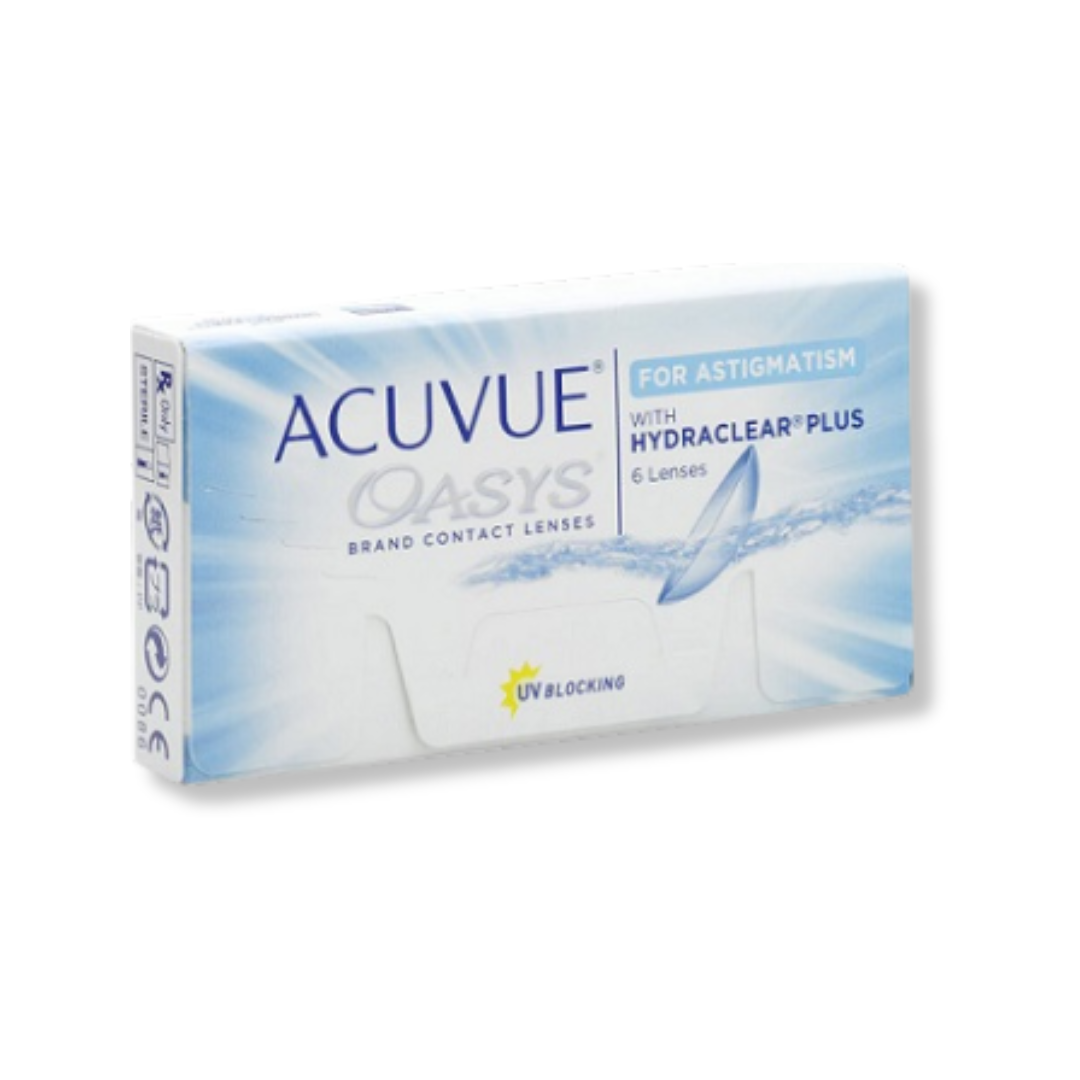 Lens21: Packaging of Acuvue Oasys for Astigmatism lenses