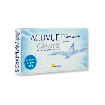 Lens21: Packaging of Johnson & Johnson Acuvue Oasys Hydraclear Plus lenses