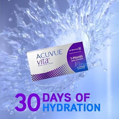 Lens21: Illustration of Johnson & Johnson Acuvue Vita lenses by Lens21