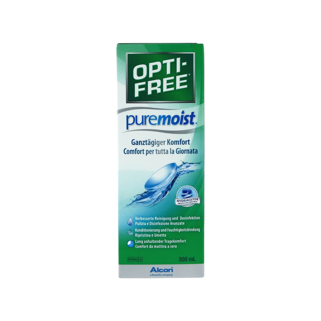 Lens21 Alcon Opti Free Pure Moist 300ml bottle