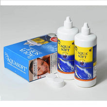 Load image into Gallery viewer, AQUASOFT Combo Pack (360ml+360ml) Multipurpose Solution for Soft Contact Lens (720 ml)
