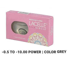 Load image into Gallery viewer, Bausch &amp; lomb lacelle circle color lenses (1 lens/box) Gray
