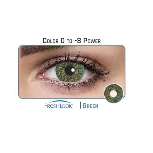 Freshlook Colorblends Green Color Lenses (2 Lens per Box)