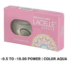 Load image into Gallery viewer, Bausch &amp; lomb lacelle circle color lenses (1 lens/box) Aqua
