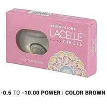 Load image into Gallery viewer, Bausch &amp; lomb lacelle circle color lenses (1 lens/box) Brown
