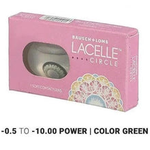 Load image into Gallery viewer, Bausch &amp; lomb lacelle circle color lenses (1 lens/box) Green
