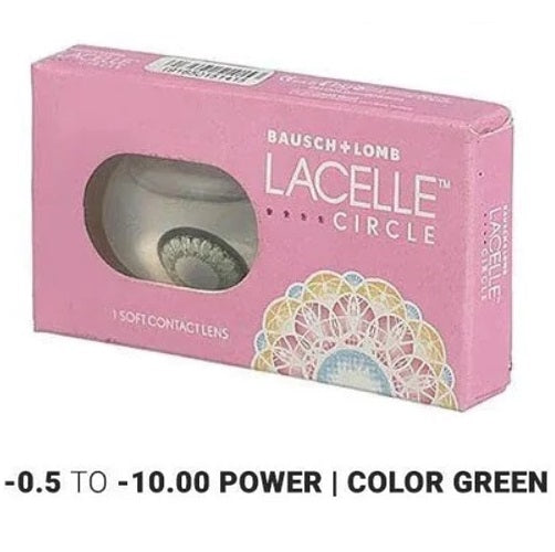 Bausch & lomb lacelle circle color lenses (1 lens/box) Green